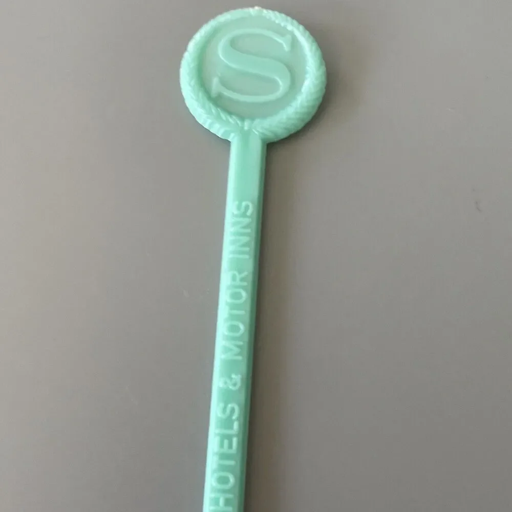 Vintage SHERATON HOTELS & MOTOR INNS Swizzle Stick Cocktail Stirrer Spoon RARE